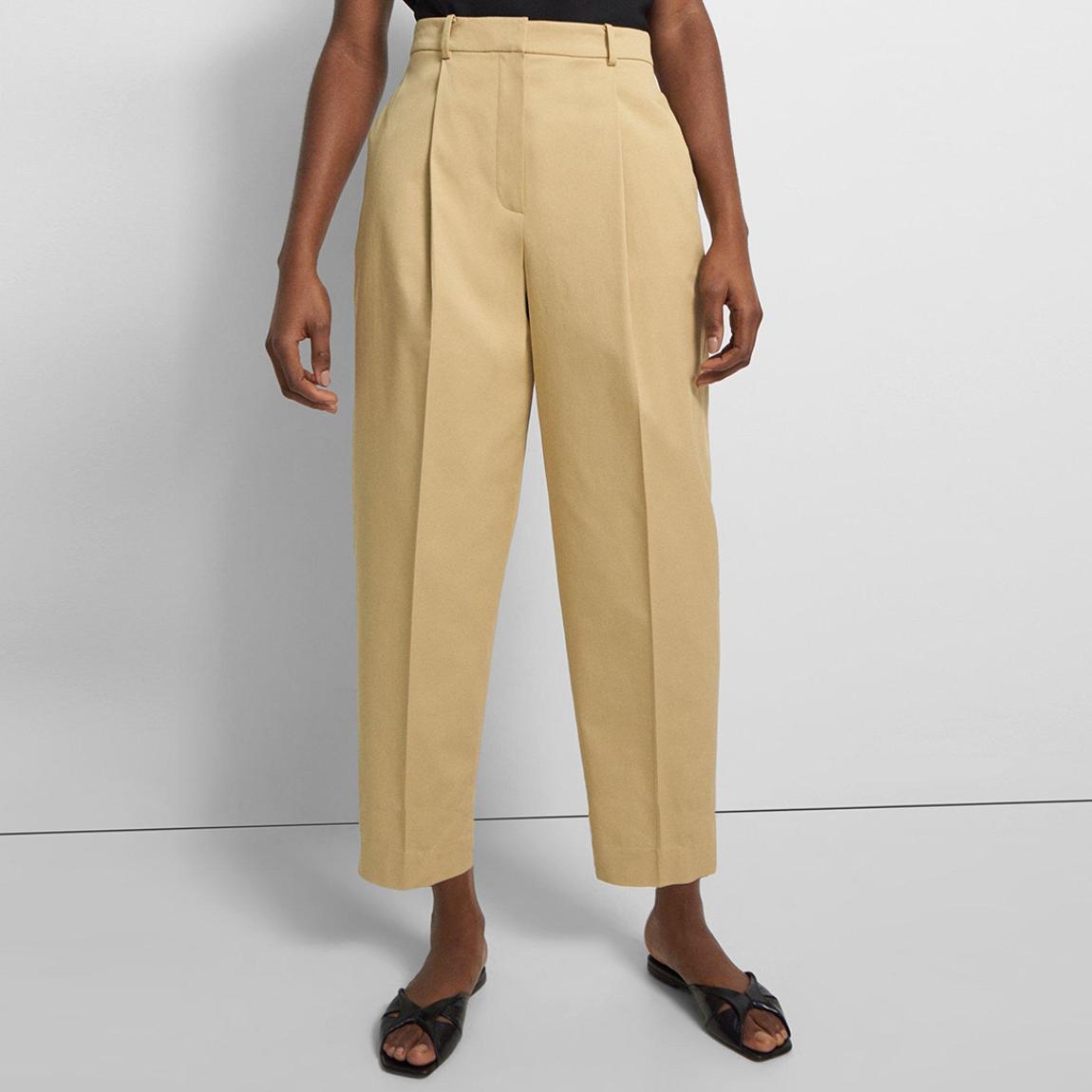 Sand Carrot Cotton Blend Trousers main product photo