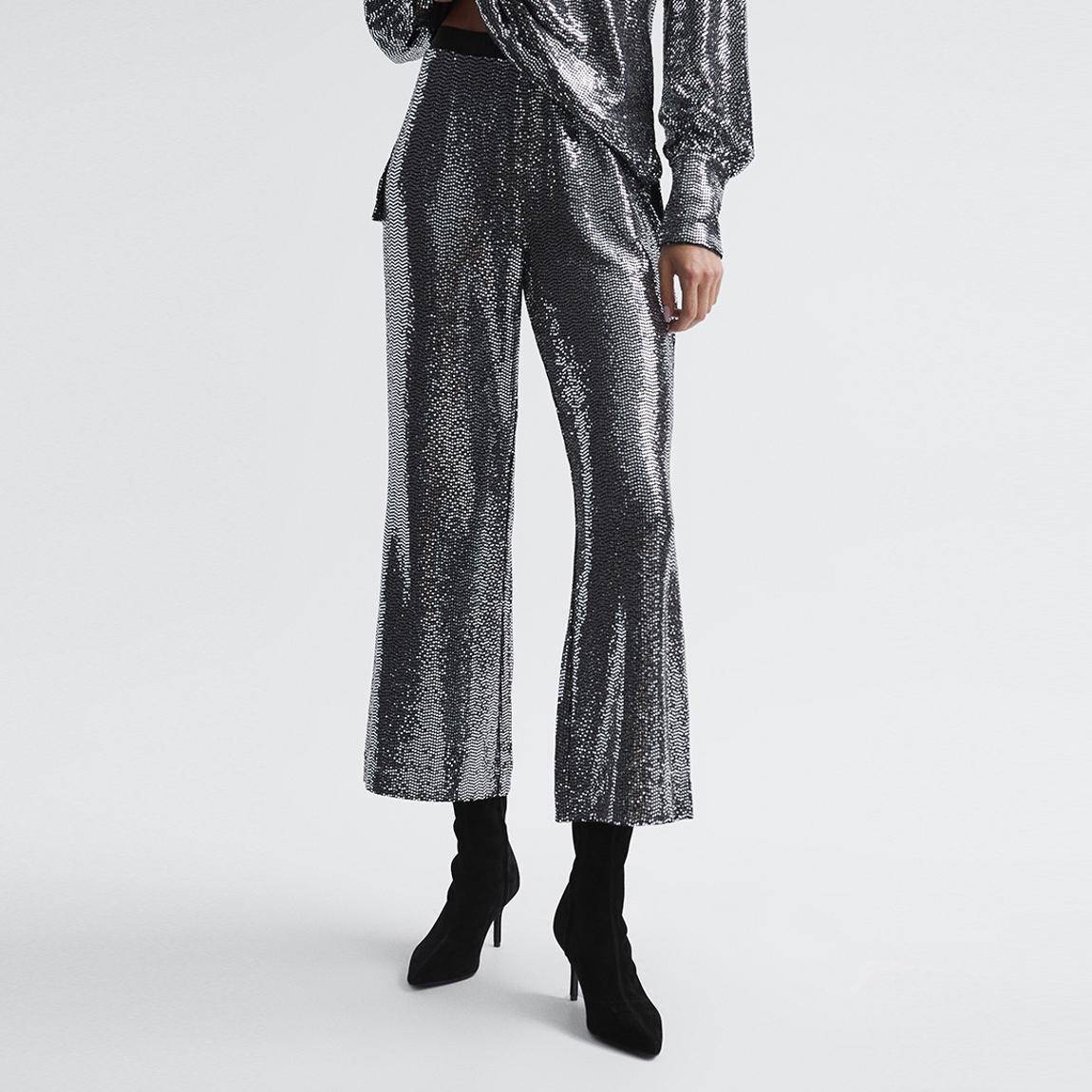 Silver Valeria Sequin Trousers main product photo
