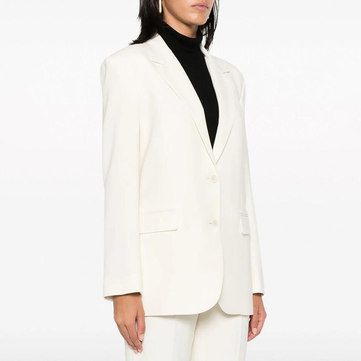 White Slim Tailor Blazer main product photo