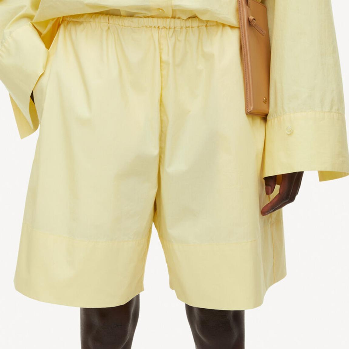 Yellow Cotton Blend Short main product photo