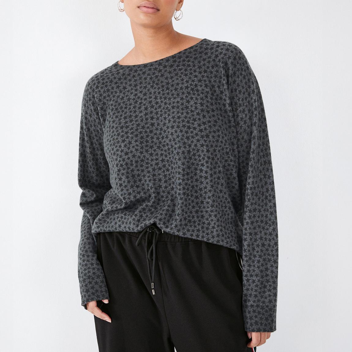 Grey/Black Malin Wool Blend Jumper main product photo