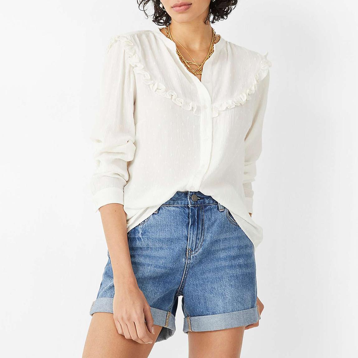 Ecru Adaline Blouse main product photo