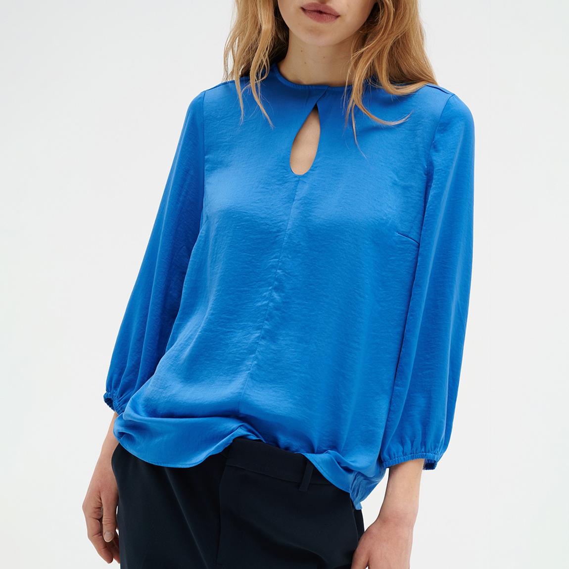 Royal Blue Dota Blouse main product photo