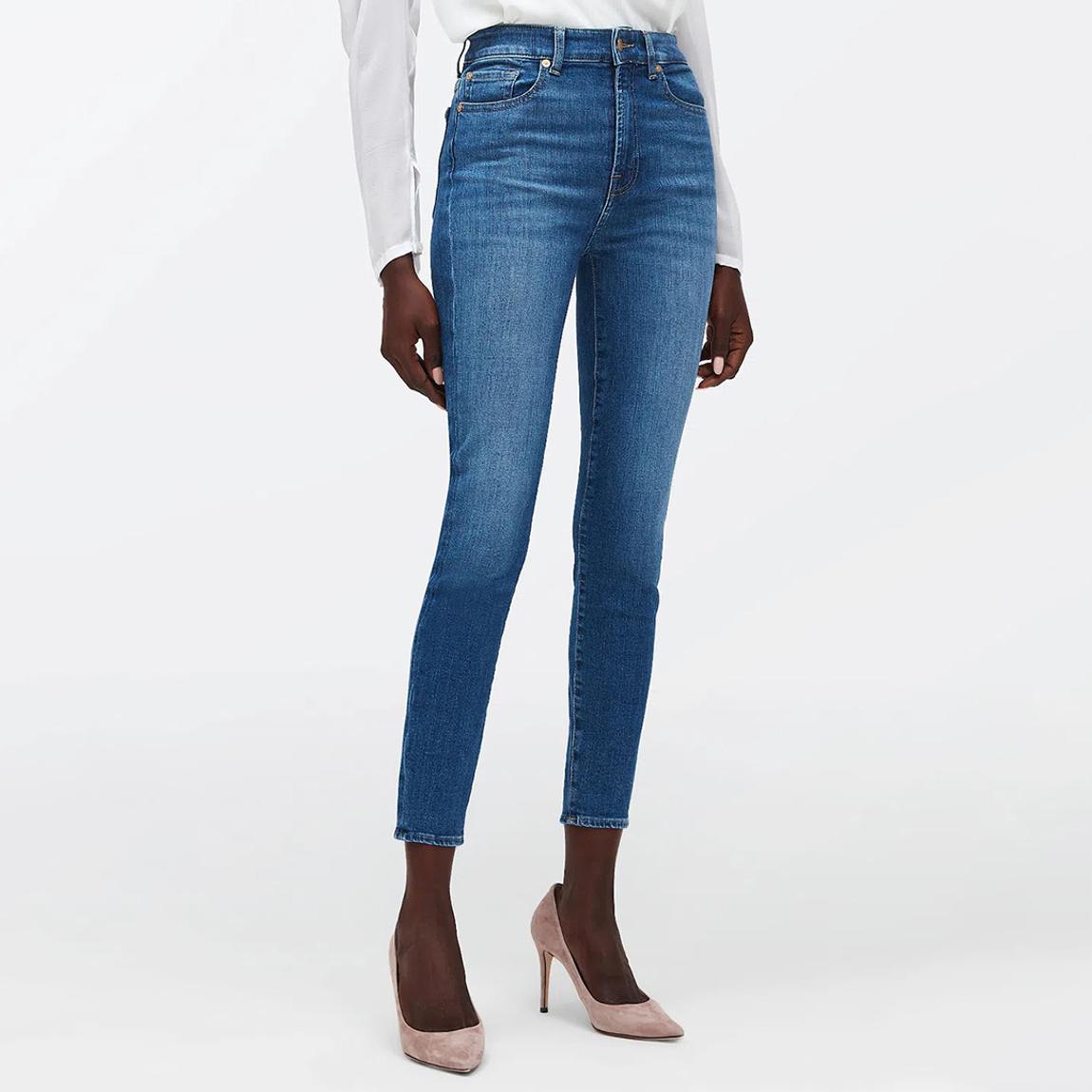 Blue Aubrey Slim Stretch Jeans main product photo
