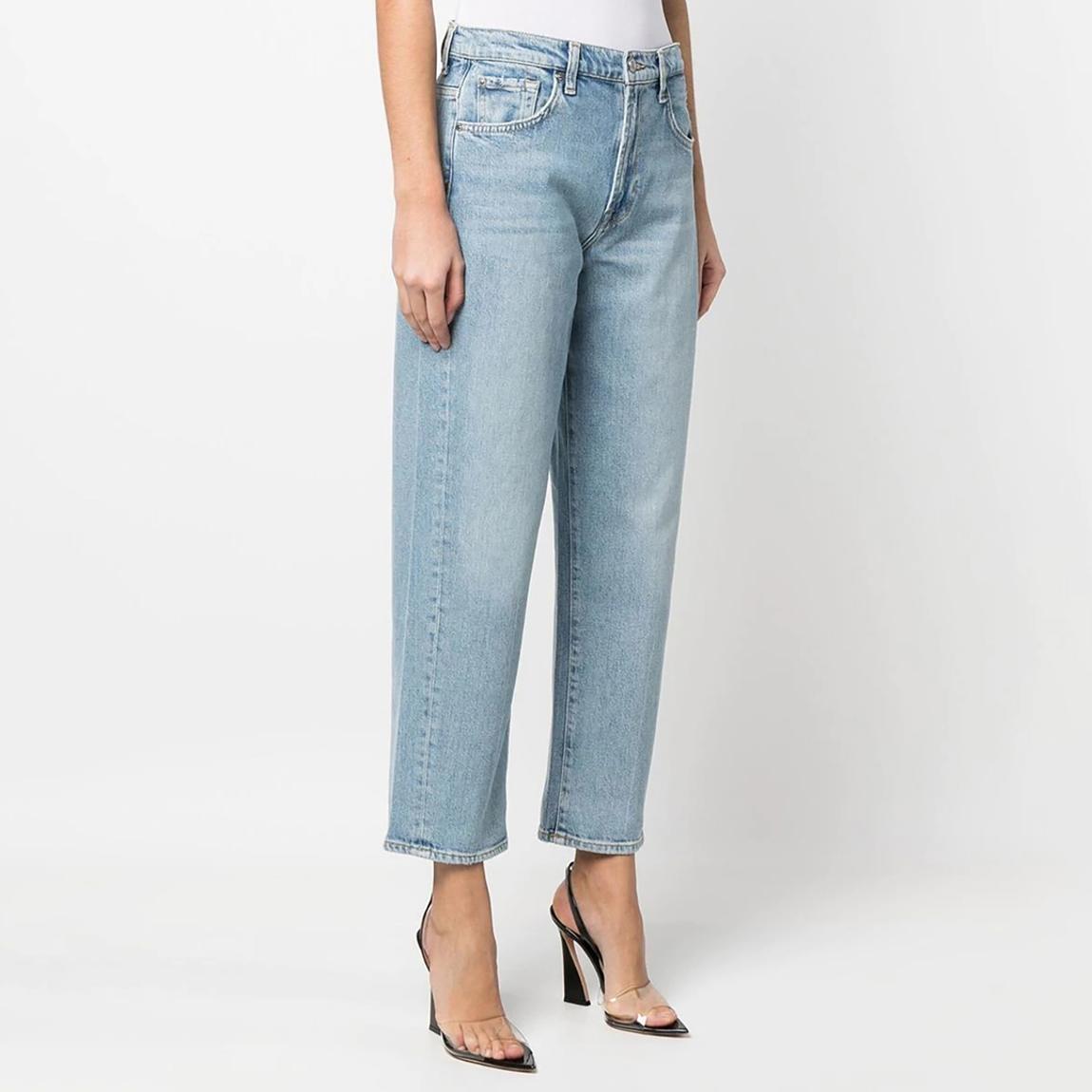 Light Blue Straight Stretch Jeans main product photo