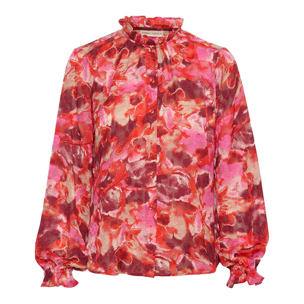Red Printed Blouse main product photo