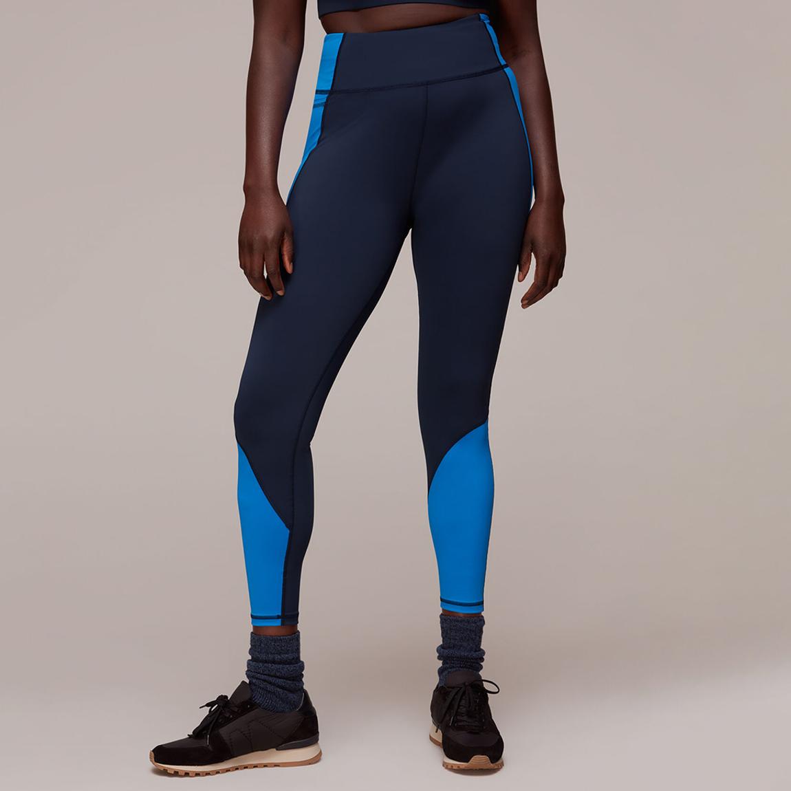 Navy Panel Sports Leggings main product photo