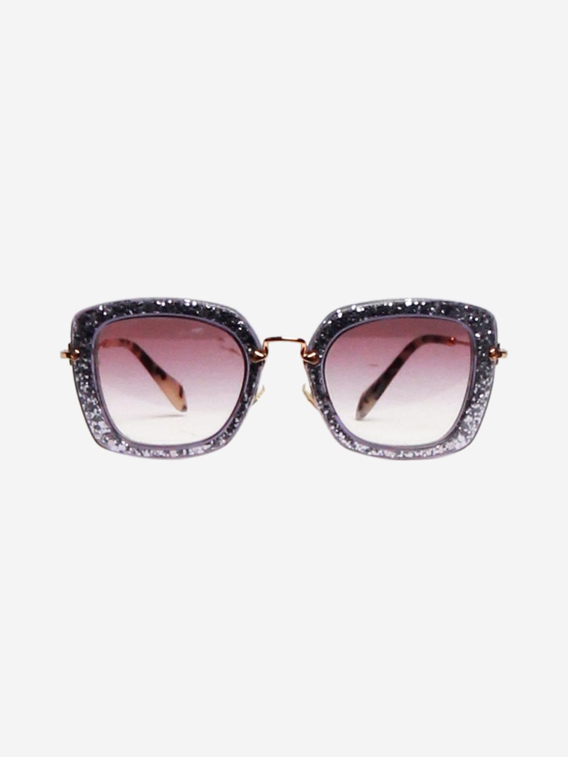 Pink sparkly sunglasses main product photo