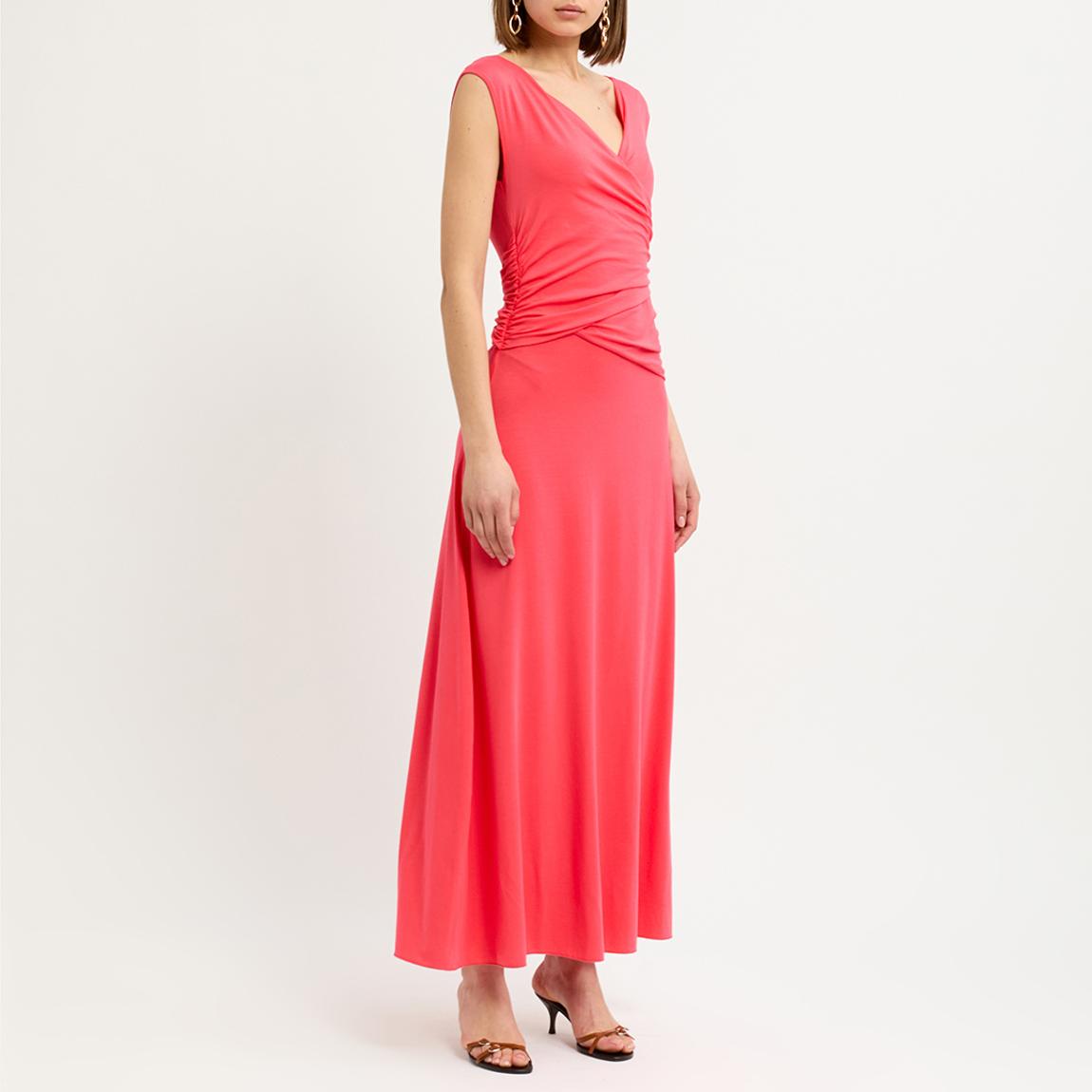 Pink Datare Wrap Midi Dress main product photo