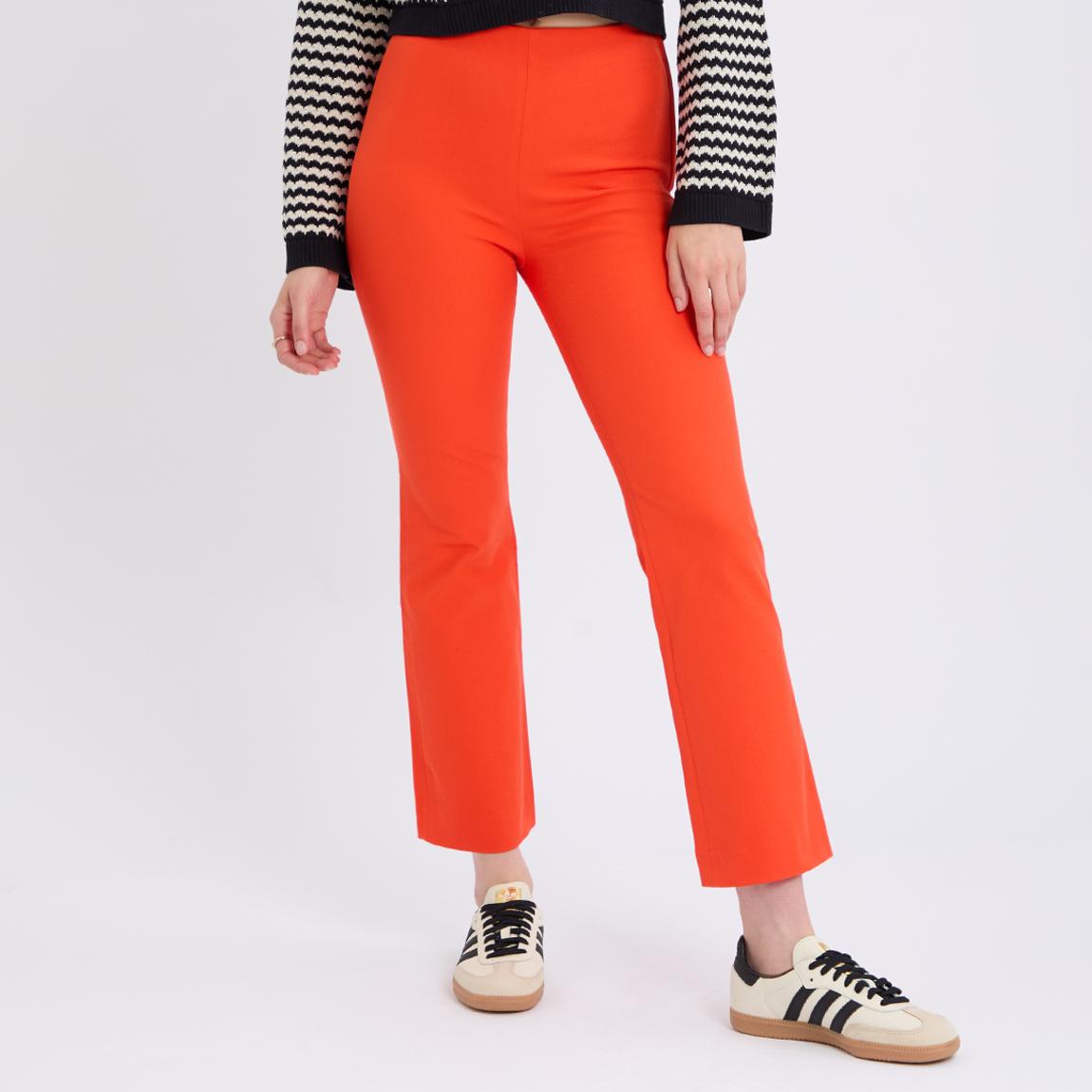 Orange Fitted Trousers main product photo
