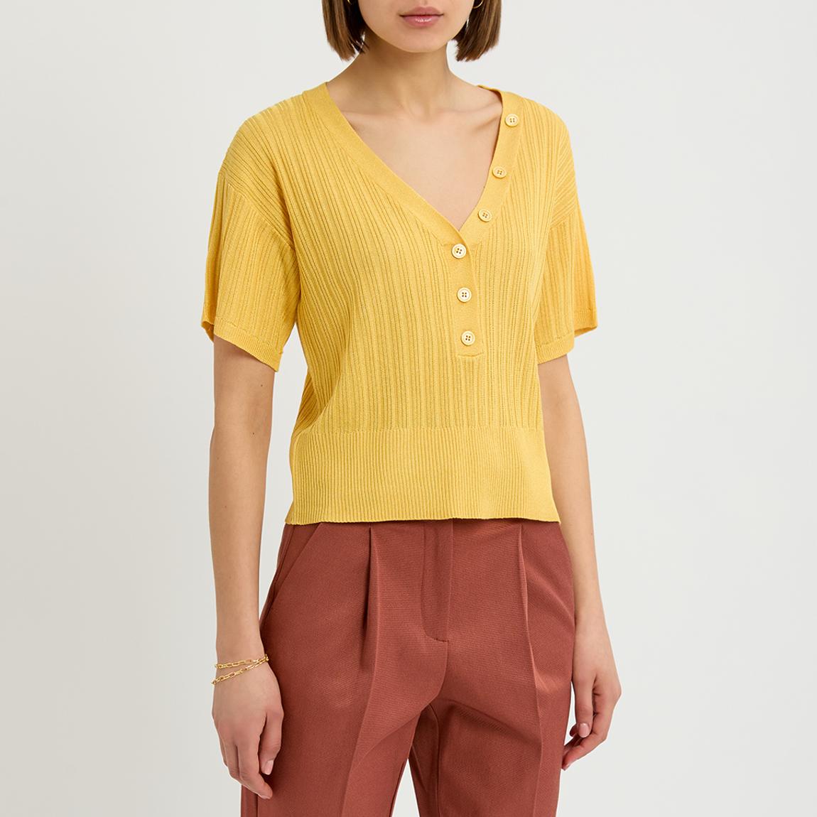Yellow Dipinto Top main product photo
