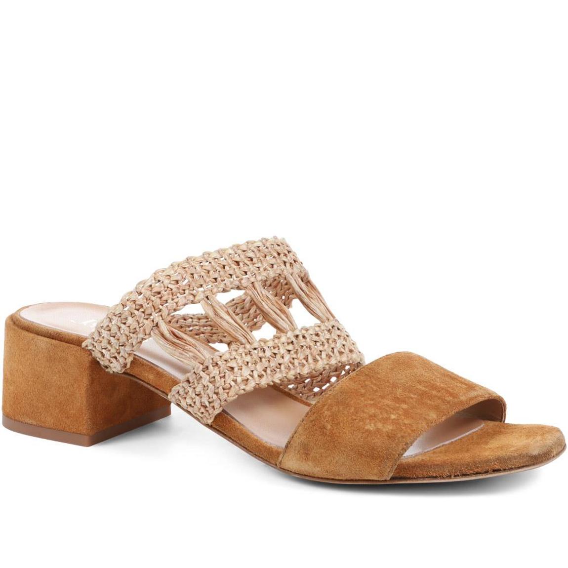 Women's Tan Kimora Heeled Mules main product photo