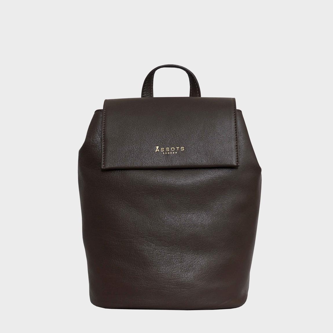 JERMYN' Classic Full Grain Leather Flap-over Backpack main product photo