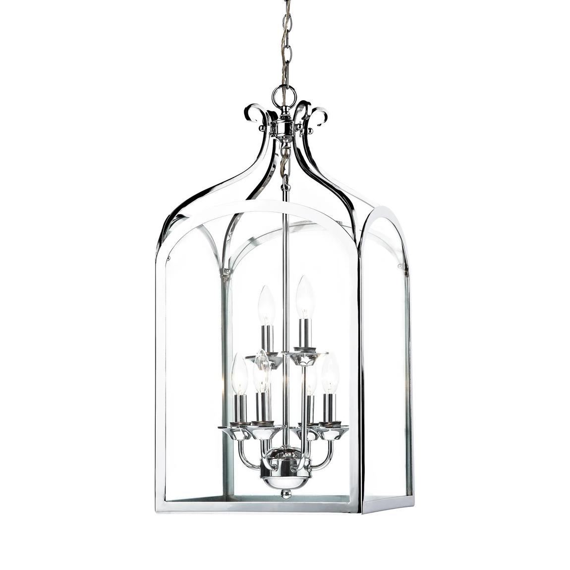 Senator 6 Light Pendant Polished Chrome main product photo