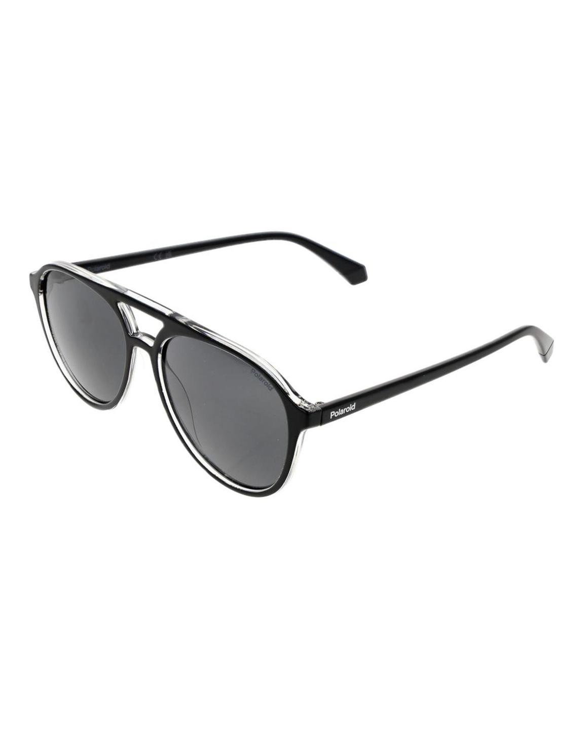 Black Crystal Polaroid Sunglasses 56mm main product photo