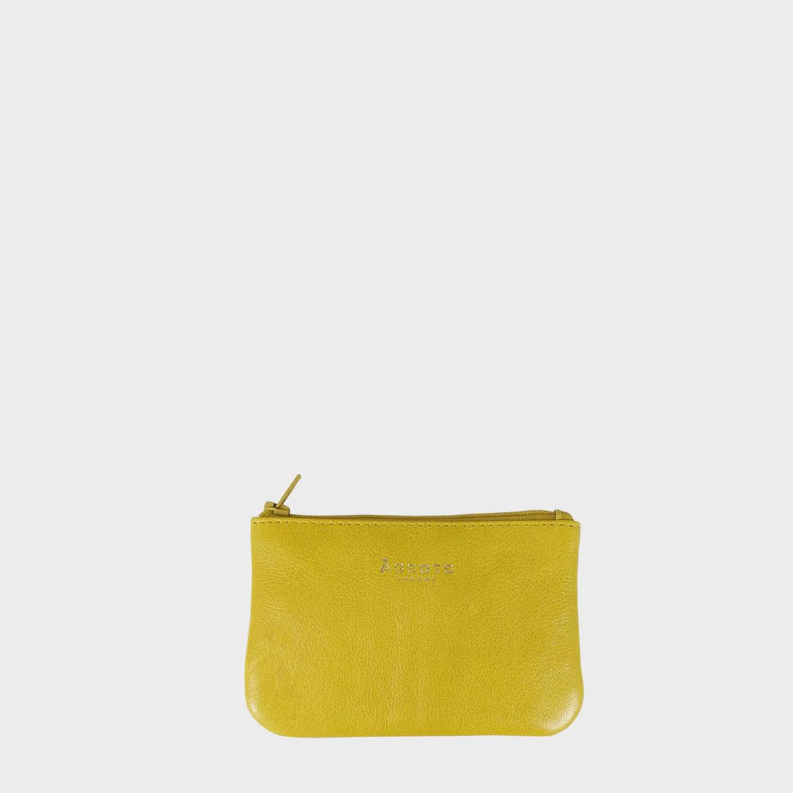 Poppy' Full Grain Leather Zip Top Coin Purse main product photo