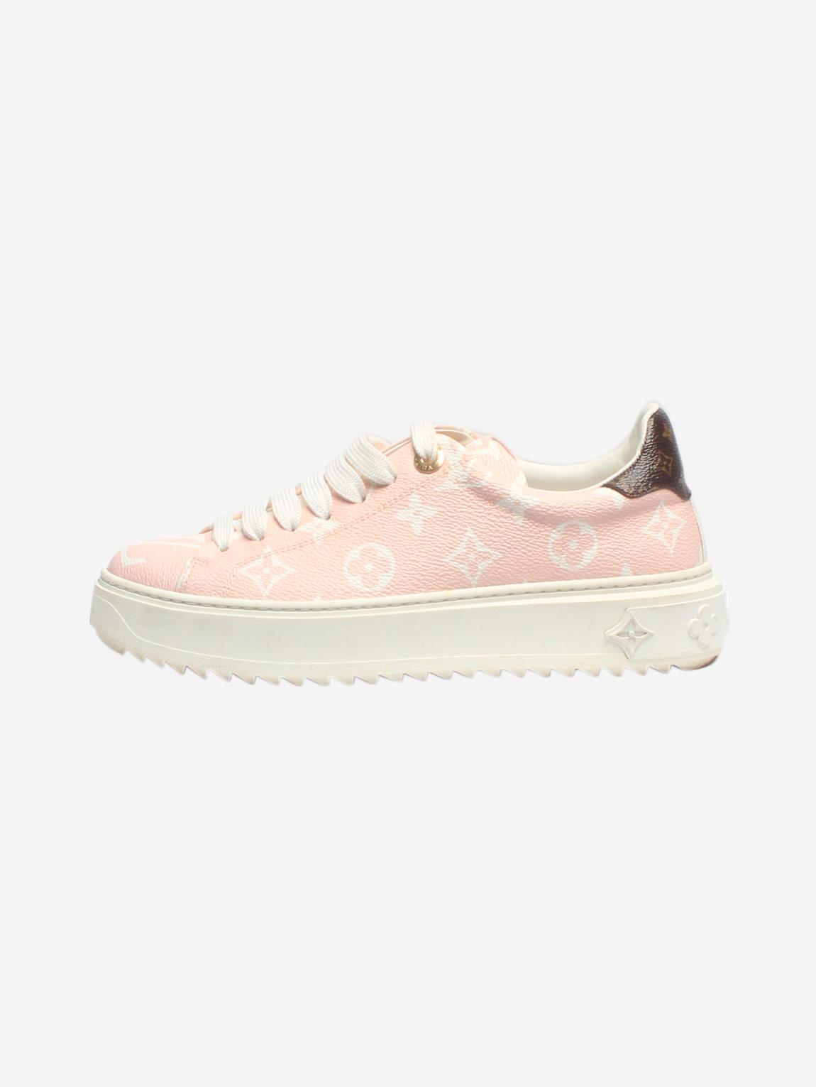 Pink Time Out Monogram trainers main product photo