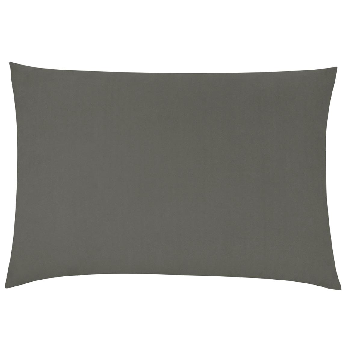 Contra Velvet 60 x 40cm Feather Rich Cushion, Grey main product photo