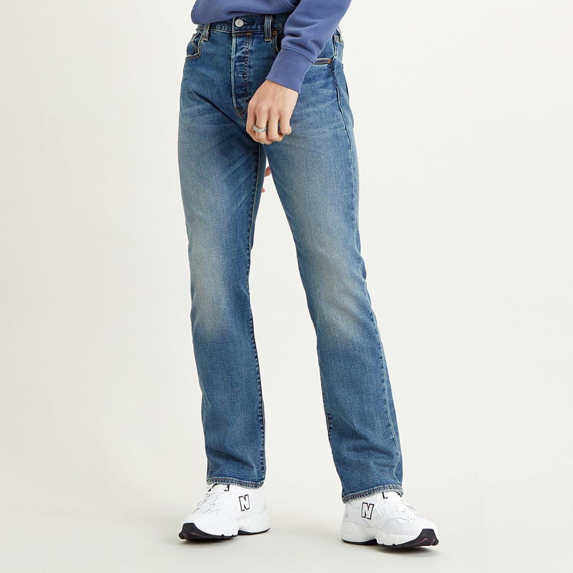 Washed Blue 501® Stretch Jeans main product photo