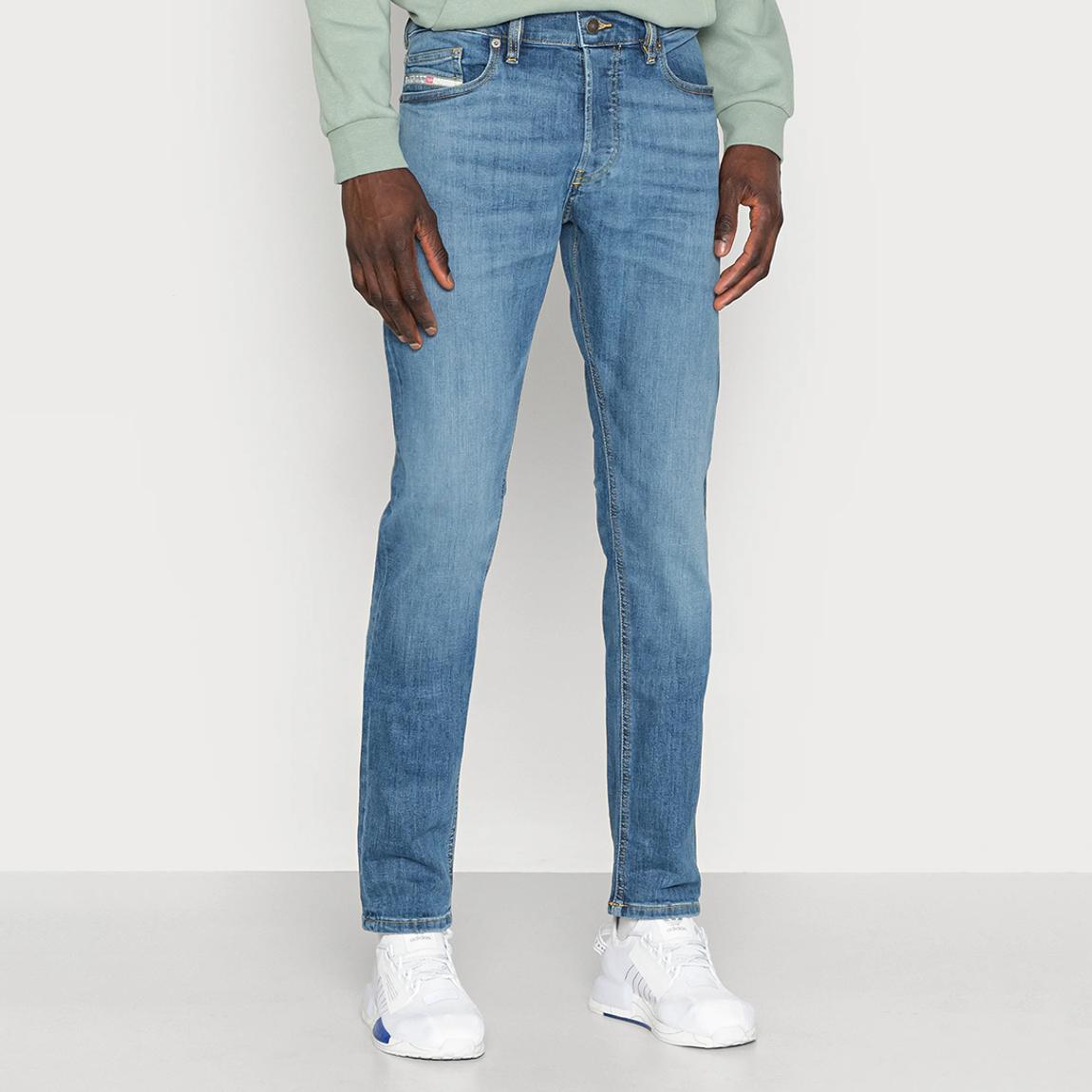 Light Blue Luster Slim Fit Jeans main product photo