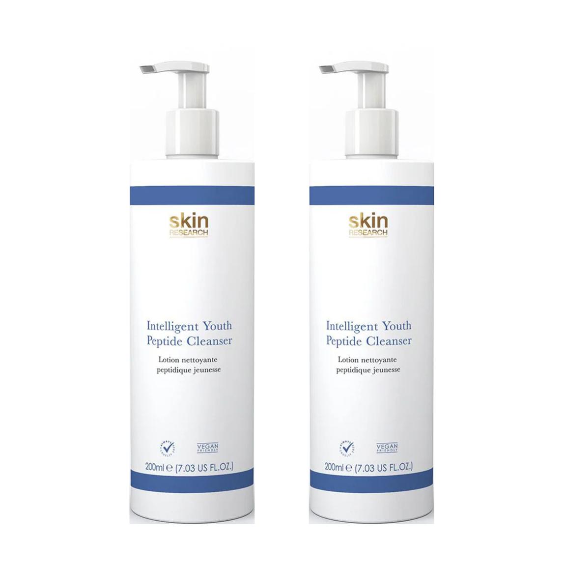 Skin Research Youth Peptide Cleanser 200ml Twin Value Savings Pack main product photo
