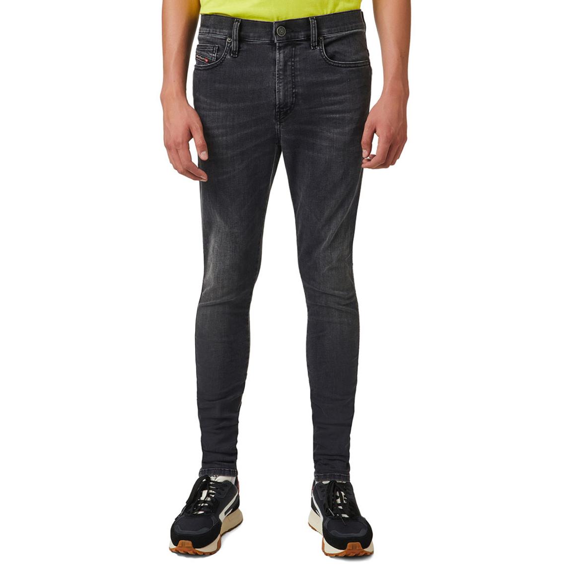 Washed Black D-Istort Skinny Stretch Jeans main product photo