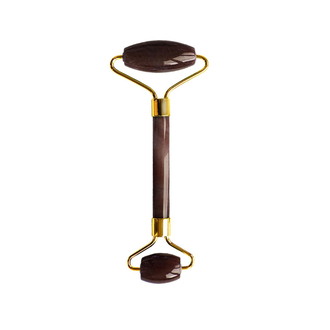 Dr Botanicals Tiger Eye Harmony & Balancing Facial Roller (Gold Metal Handle) main product photo