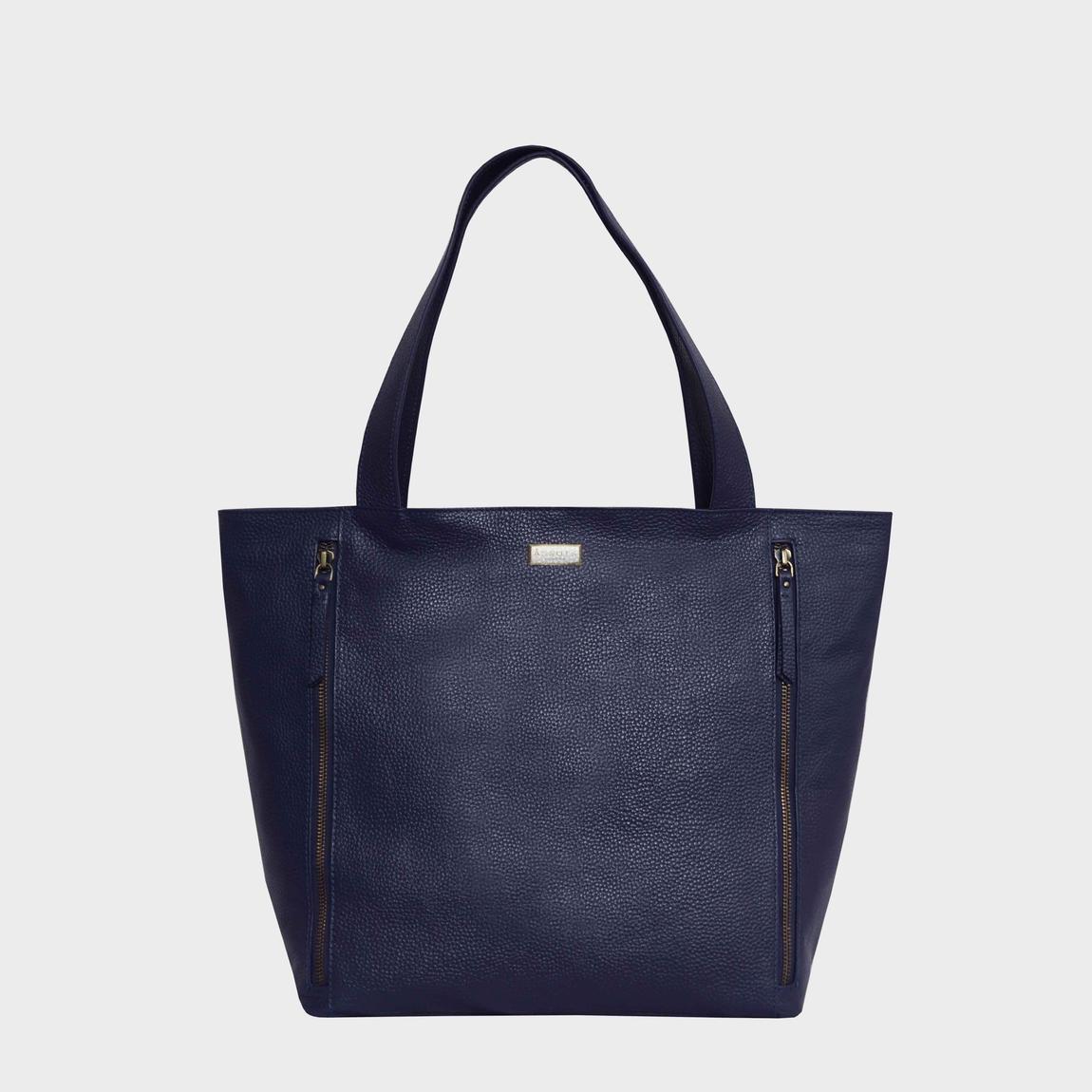 CORDER' Pebble Grain Real Leather Oversized Tote Bag main product photo
