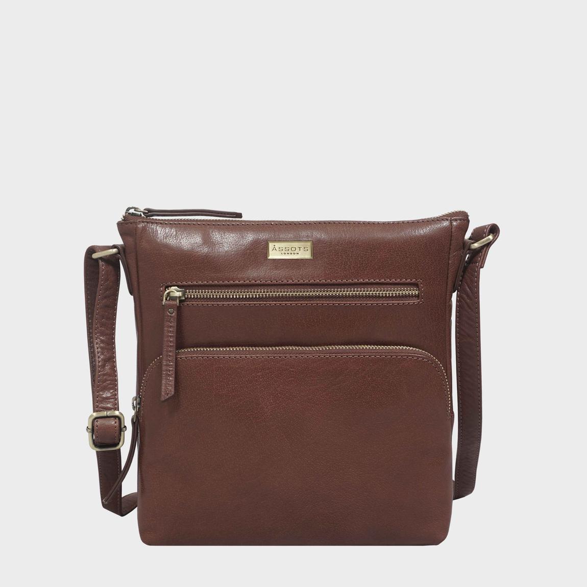 'AGATHA' Real Leather Crossbody Bag main product photo