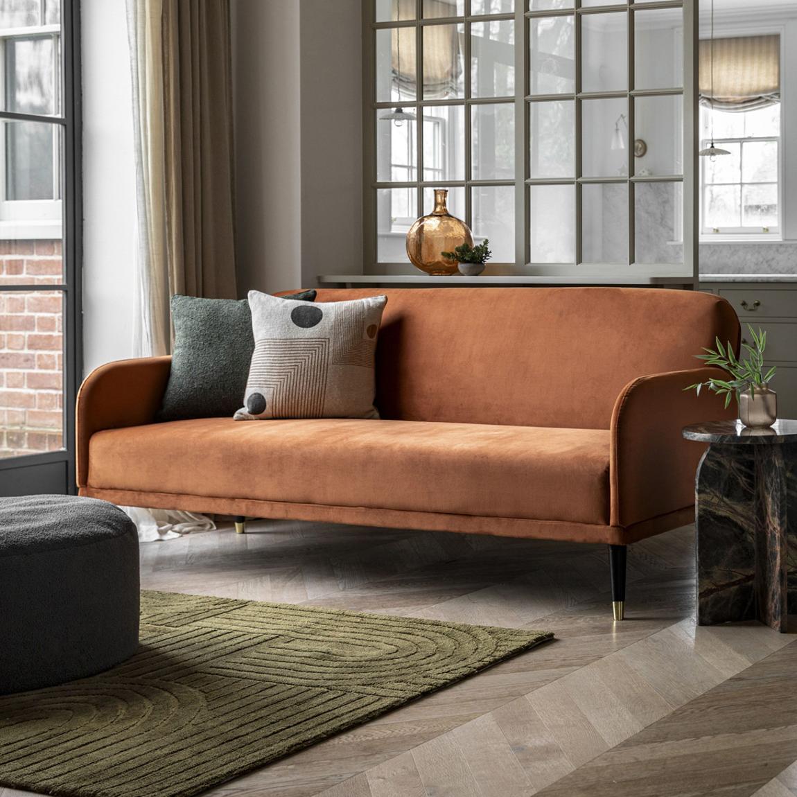 Keresley Sofa Bed, Rust main product photo