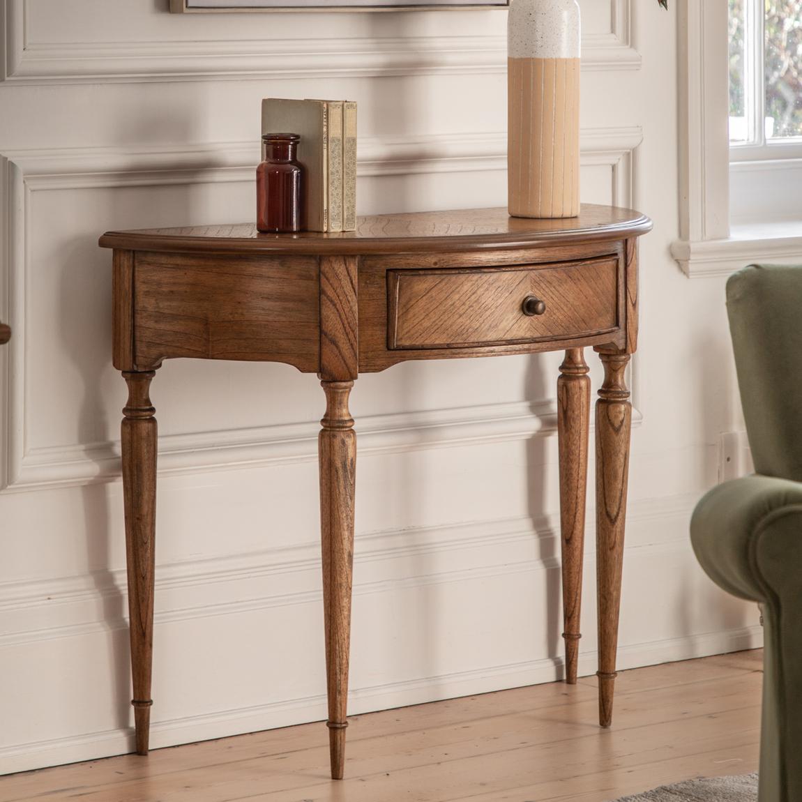 Fairfield Demi Lune Table main product photo