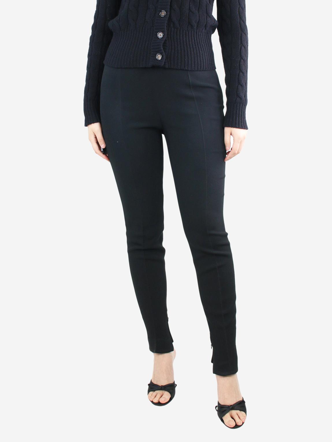 Black elasticated trousers main product photo