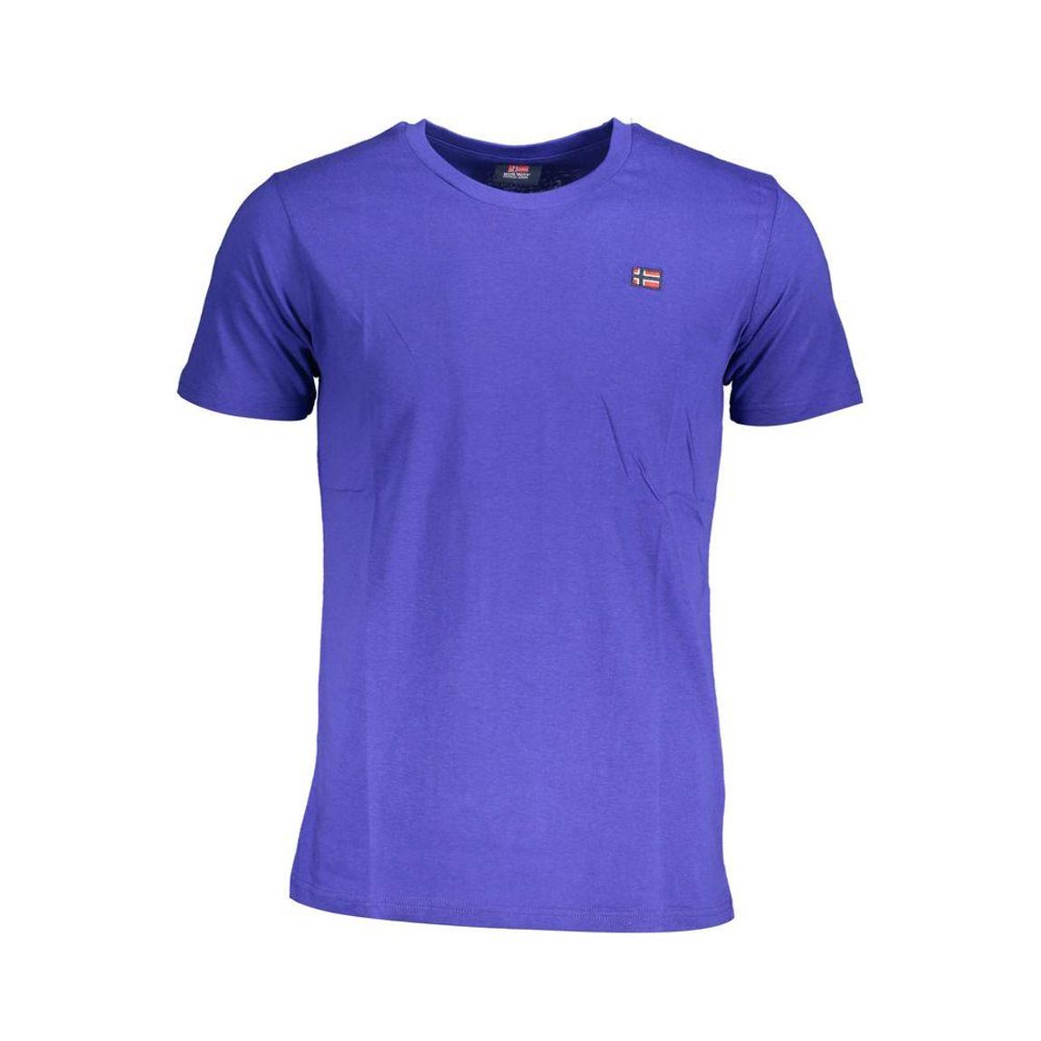 Short Sleeve Crew Neck TShirt - Blue T-Shirts main product photo