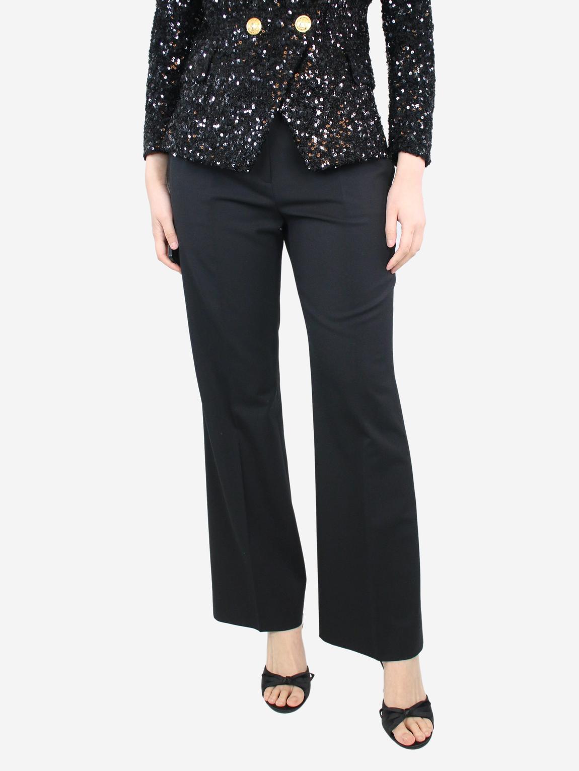 Etro Black straight-leg trousers main product photo