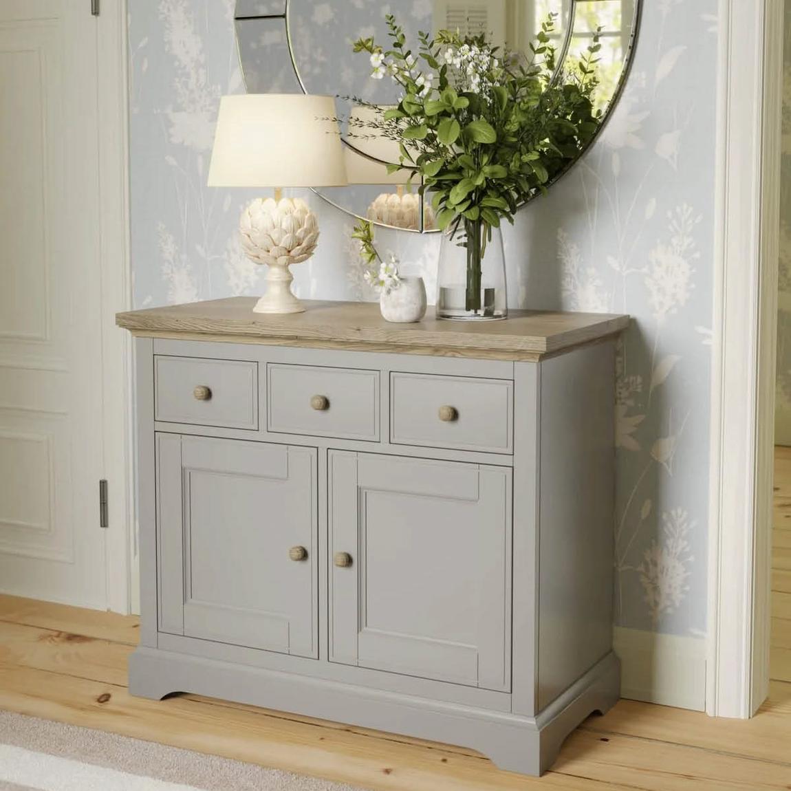 Oakham 2 Door Sideboard Pale French Grey main product photo