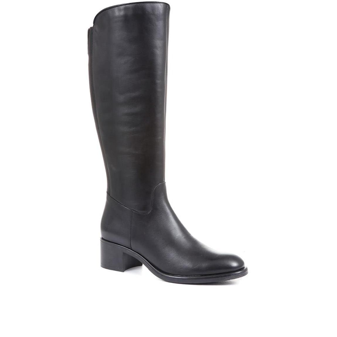 Donatella Knee High Leather Boots main product photo