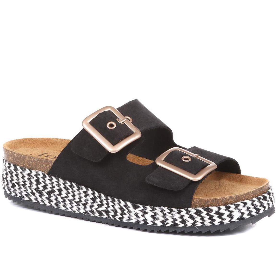 Tammy Double Buckle Mule Sandals main product photo