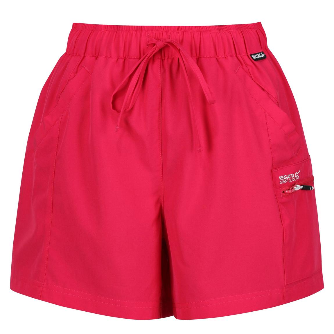 Womens/Ladies Travel Light Packaway Shorts Pink Potion main product photo