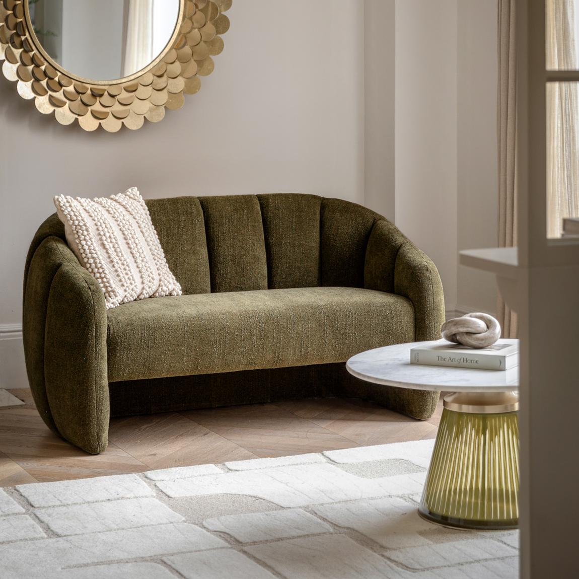 Veridian 2 Seater Sofa Moss Green main product photo