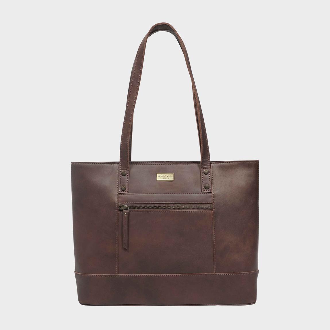 MILLIE' Real Leather Designer Tote Work Bag main product photo