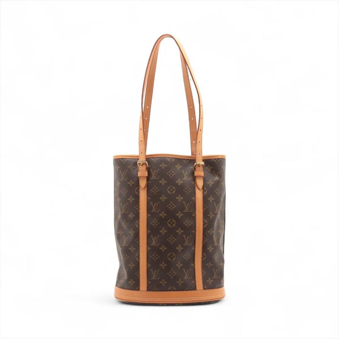 Brown vintage 2001 Monogram Bucket GM bag main product photo