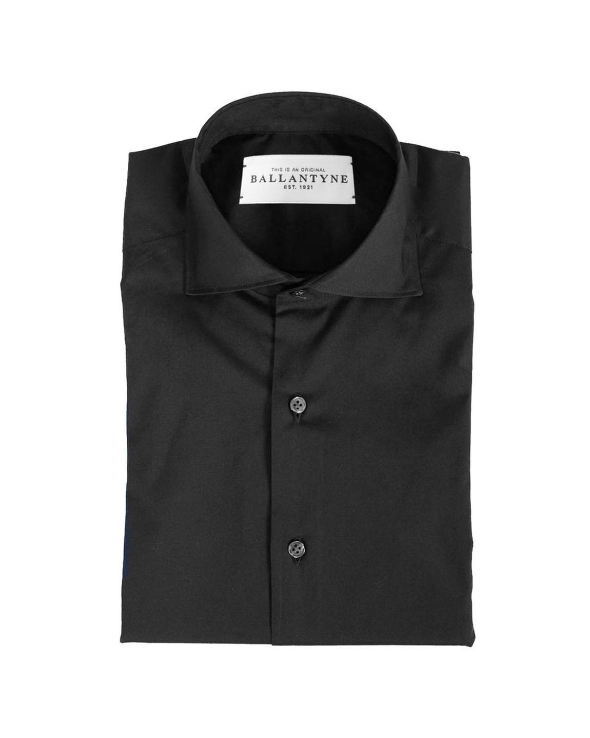 Cotton Formal Shirt - Black main product photo