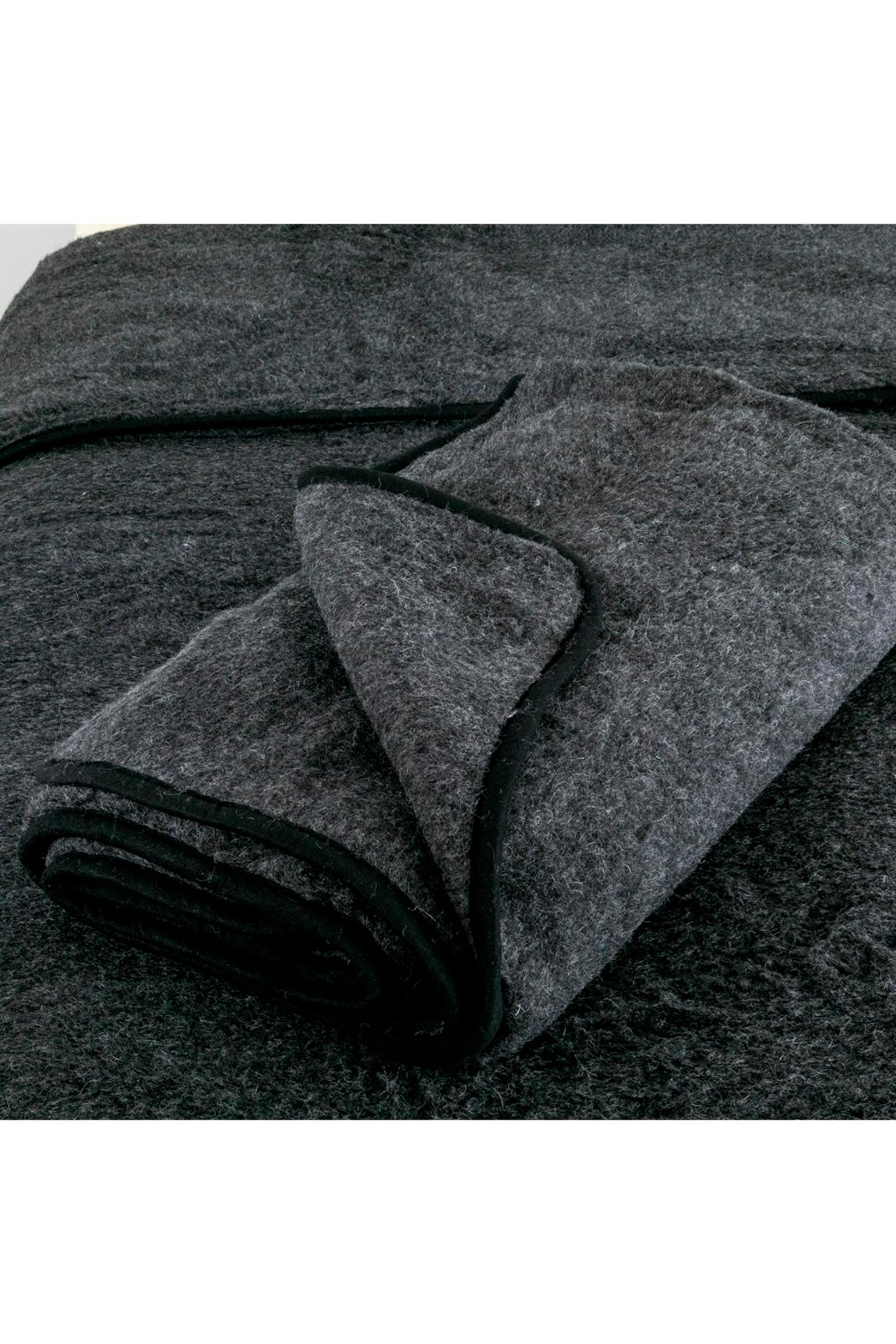 Merino Wool Blanket - 220x200 Grey main product photo