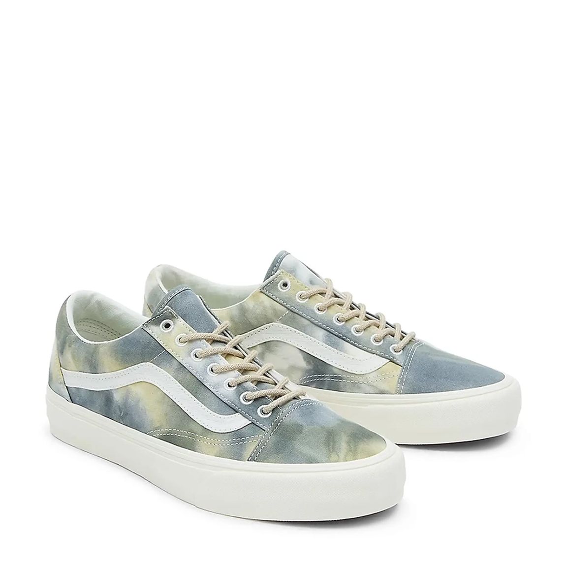 Women Green Tie Dye UA Old Skool Trainers