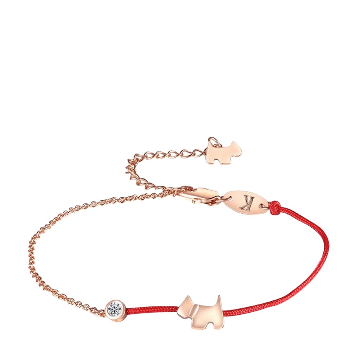 Ruby Bracelet with Swarovski Crystals