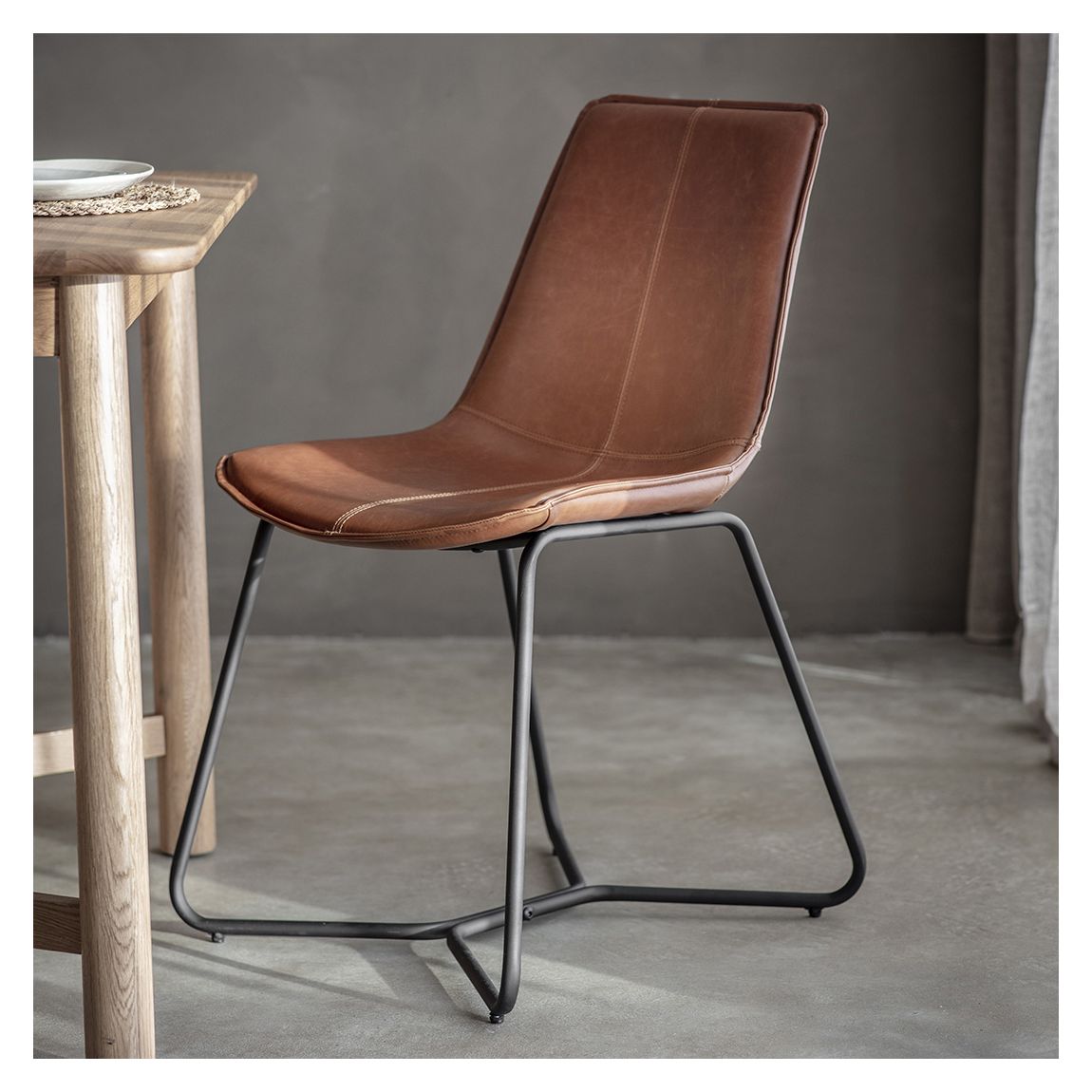 Set of 2 Alexandra Chair, Brown