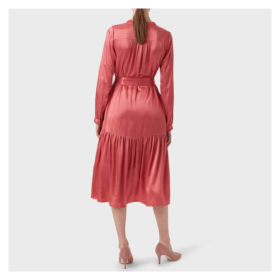 Pink Esther Midi Dress