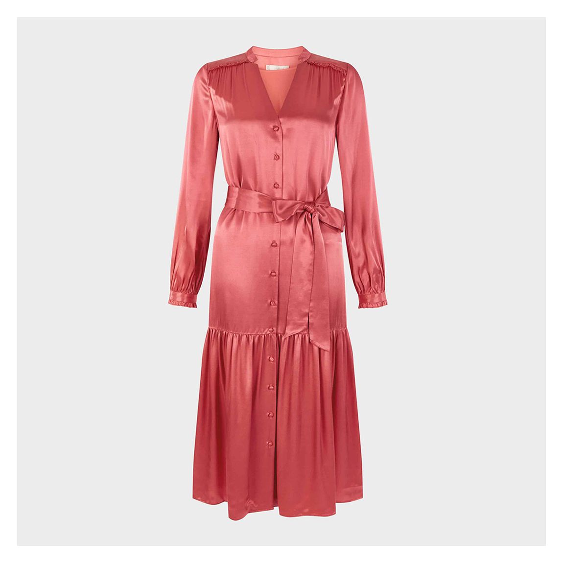Pink Esther Midi Dress