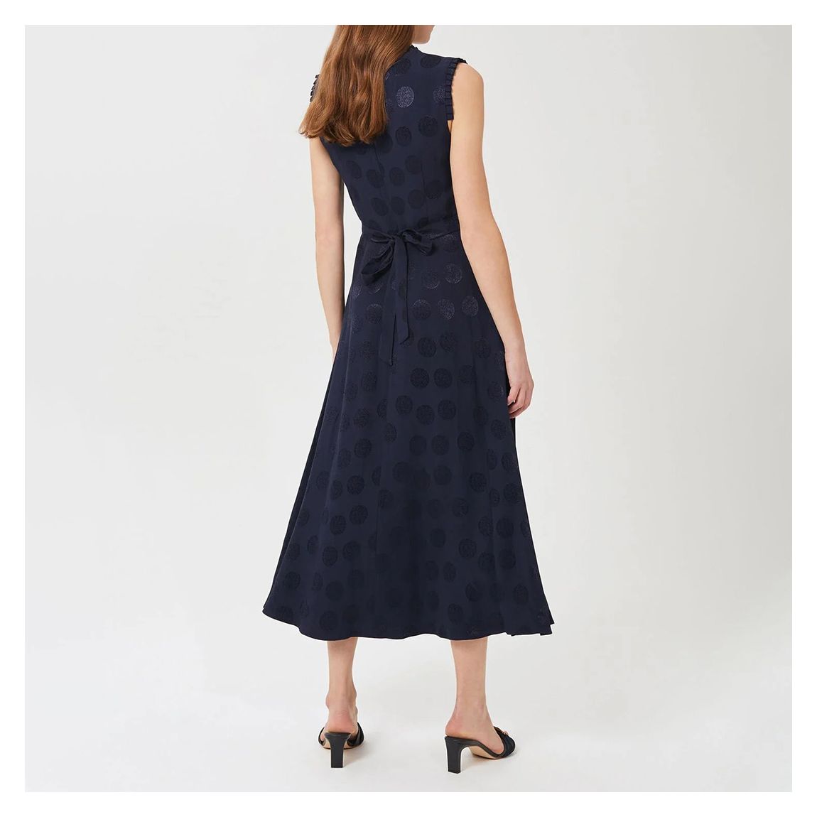 Navy Pattern Ashley Dress
