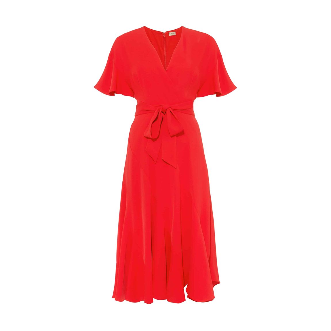 Red Elena Panelled Dress